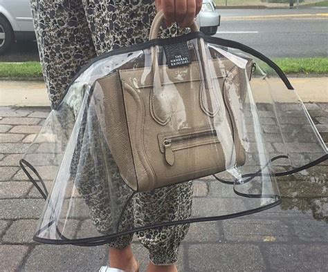 handbag raincoat